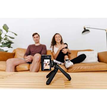 Canon PowerShot G7X Mark III Digital Camera, Video Creator Kit with Accessories: Tripod, Memory Card, and Detachable Bluetooth Remote, Black (Renewed)