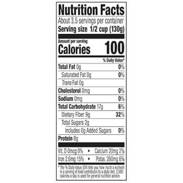 WESTBRAE 15 oz Natural Organic Lentil Beans, No Salt Added, Source of Plant Based Protein and Fiber, Low Fat, Gluten Free, (Pack of 12)