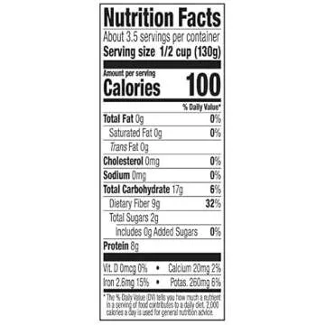 WESTBRAE 15 oz Natural Organic Lentil Beans, No Salt Added, Source of Plant Based Protein and Fiber, Low Fat, Gluten Free, (Pack of 12)