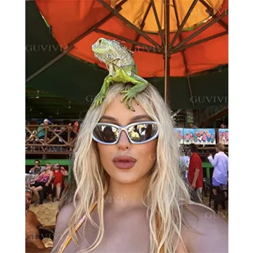 Trendy GUVIVI Wrap Around Fashion Sunglasses for Everyone