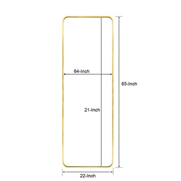 TinyTimes Full Length Mirror - Stylish & Safe Design