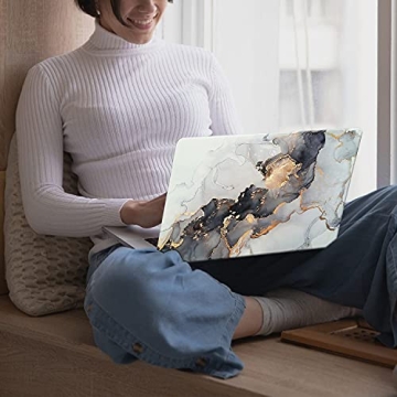 KEROM Stylish MacBook Pro 13 inch Case with Keyboard Cover