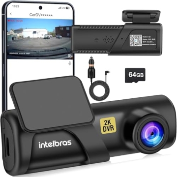 2K Dash Cam with 64GB SD Card for Enhanced Protection