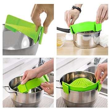 Snap Strainer - Hands-Free Clip-on Premium Colander