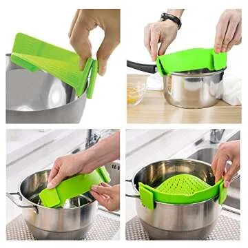 Snap Strainer - Hands-Free Clip-on Premium Colander