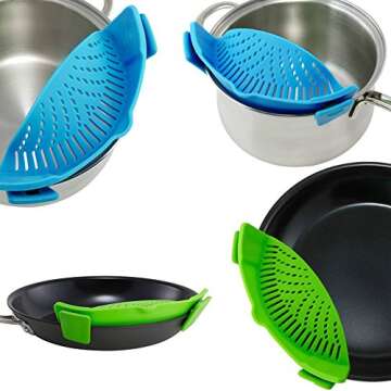Snap Strainer - Hands-Free Clip-on Premium Colander