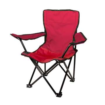 Ruby Red Folding Chair for Kids - Portable & Fun Seating