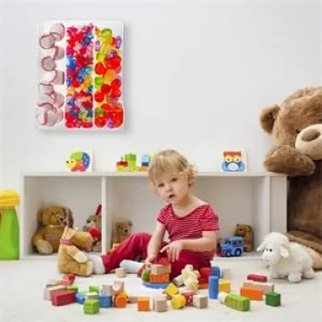 ZEAYEA Wall Toy Dispenser - Clear Multi-Storage Organizer