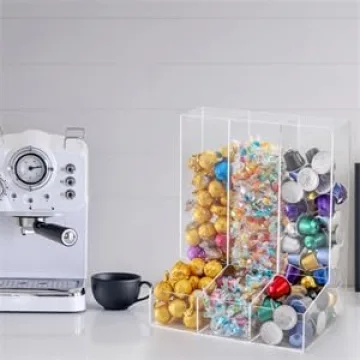 ZEAYEA Wall Toy Dispenser - Clear Multi-Storage Organizer