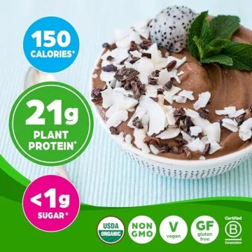 Orgain Organic Vegan Protein Powder Creamy Chocolate Fudge