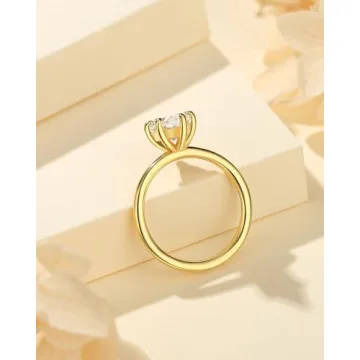 RURULUYA Marquise Cut Engagement Ring - Elegant & Affordable