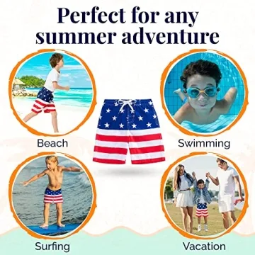 Kute 'n' Koo Boys Swim Trunks – Stylish Quick Dry Boardshorts