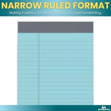 Small Legal Pads 5x8 for Organized Note-Taking