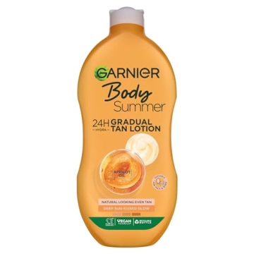 Garnier Summer Body Gradual Tanning Lotion Deep 400ml - Natural Glow & Hydration