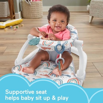Fisher-Price Sit-Me-Up Floor Seat for Infants with Toys