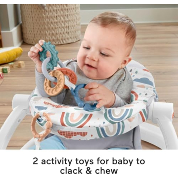 Fisher-Price Sit-Me-Up Floor Seat for Infants with Toys