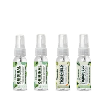 Cedarcide Original & Tickshield Family Pack | Eco-Friendly Bug Spray for Pets & People