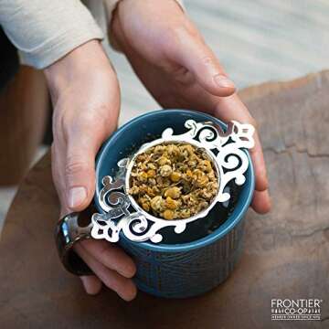 Frontier Co-op Organic German Whole Chamomile Flowers, 1-pound Bulk Bag, Makes Relaxing/Calming Tea, Kosher, Non Irradiated