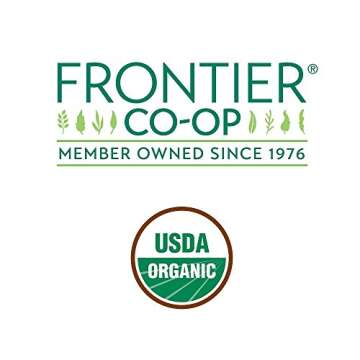 Frontier Co-op Organic German Whole Chamomile Flowers, 1-pound Bulk Bag, Makes Relaxing/Calming Tea, Kosher, Non Irradiated
