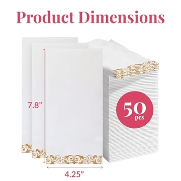 Disposable Linen Feel Dinner Napkins for Elegant Events