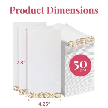 Disposable Linen Feel Dinner Napkins for Elegant Events