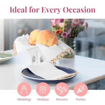 Disposable Linen Feel Dinner Napkins for Elegant Events