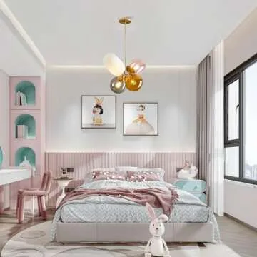 Vibrant Kids Room Colorful Pendant Light for Home