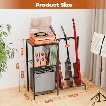 Yoimori Guitar Stand for Multiple Instruments and Accessories