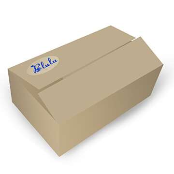 Blulu 20 Pack Blank Clothing Rack Size Dividers Rectangular Closet Dividers for Home or Cloth Store