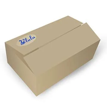 Blulu 20 Pack Blank Clothing Rack Size Dividers Rectangular Closet Dividers for Home or Cloth Store