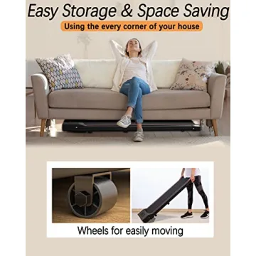 TODO Under Desk Treadmill Walking Pad Portable & Slim