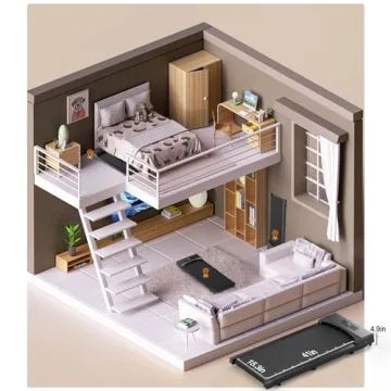 TODO Under Desk Treadmill Walking Pad Portable & Slim