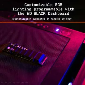 WD_BLACK 2TB SN850 NVMe Internal Gaming SSD Solid State Drive with Heatsink - Works with PlayStation 5, Gen4 PCIe, M.2 2280, Up to 7,000 MB/s - WDS200T1XHE