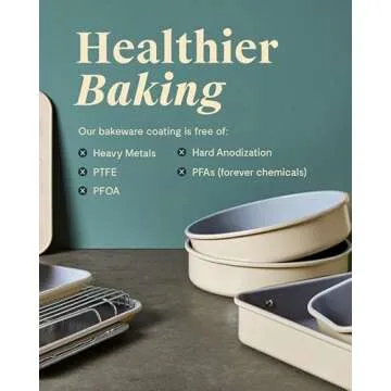 Caraway Non-Stick Ceramic Loaf Pan - Perfect for Home Baking