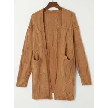 Dokotoo Stylish Women’s Long Cardigan with Pockets