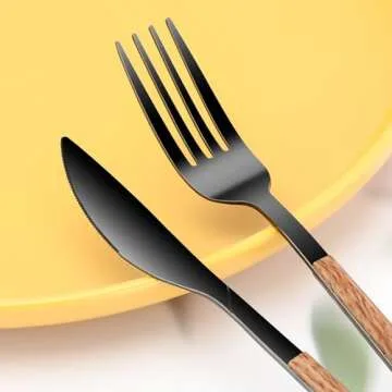 Stainless Steel Flatware Set for 4, Elegant Cutlery Utensils