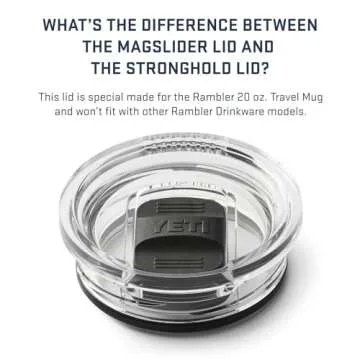 YETI Rambler 20 oz Travel Mug, Stainless Steel, Vacuum Insulated with Stronghold Lid, Rescue Red