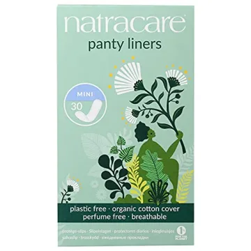NATRACARE Mini Panty Liners - Organic & Unscented Pack of 30