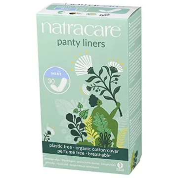 NATRACARE Mini Panty Liners - Organic & Unscented Pack of 30