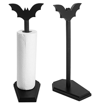 CEFLITECO Bat Paper Towel Holder - Unique Gothic Kitchen Decor
