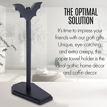 CEFLITECO Bat Paper Towel Holder for Gothic Home Decor