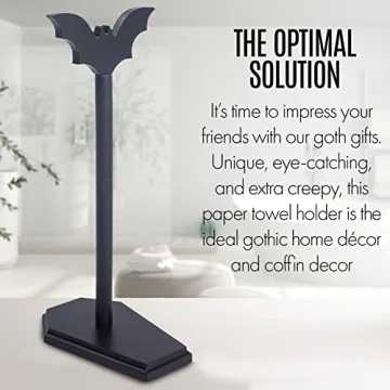 CEFLITECO Bat Paper Towel Holder for Gothic Home Decor