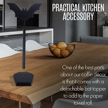 CEFLITECO Bat Paper Towel Holder for Gothic Home Decor