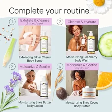 Tree to Tub Lavender Shea Butter Body Lotion for Sensitive Skin