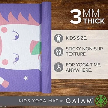 Gaiam Kids Yoga Mat for Fun Yoga Experience