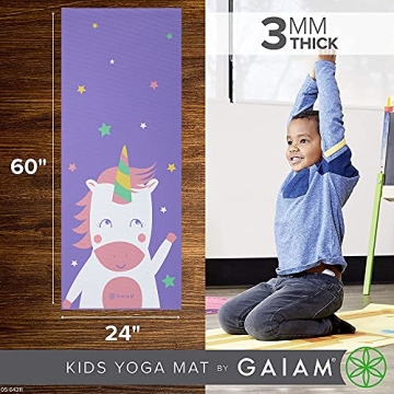 Gaiam Kids Yoga Mat for Fun Yoga Experience