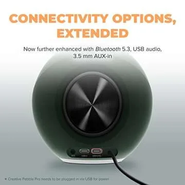 Creative Pebble Pro: RGB USB-C Speakers with Bluetooth