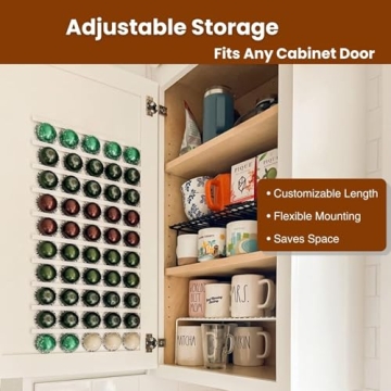 VOMELON Coffee Pod Holder - Space Saving Design for Pods