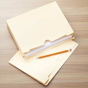 Amazon Basics File Jackets, Reinforced, 2" Expansion, 50-Pack