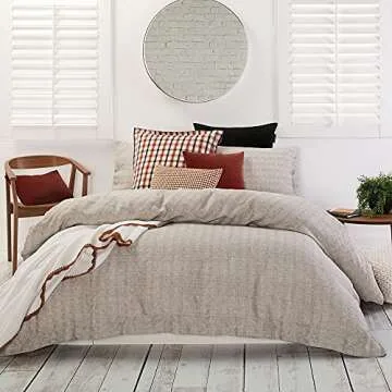 Merryfeel King Linen Duvet Cover Set - Luxurious French Linen